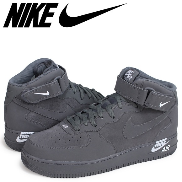 air force 1 mid 07 dark grey